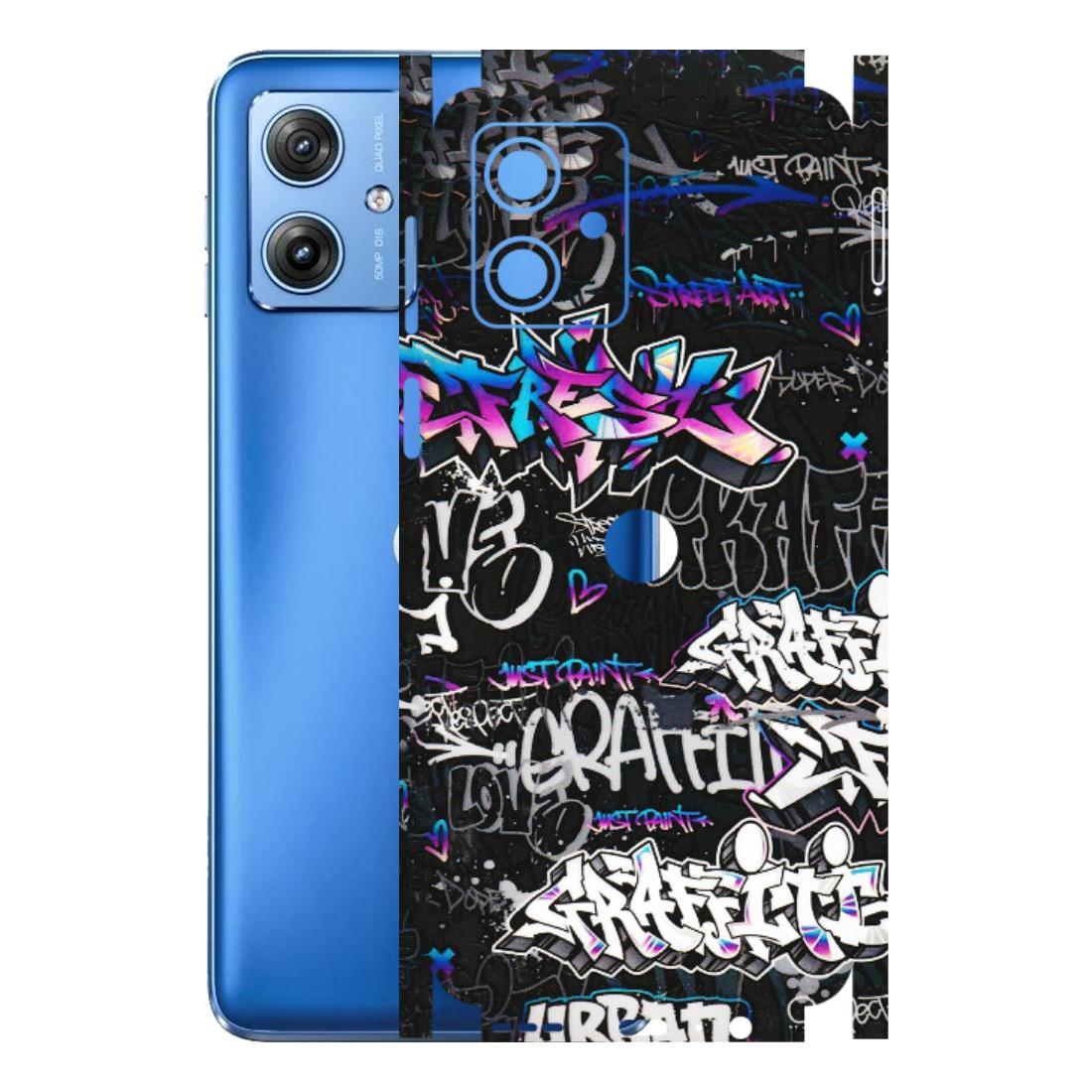 Motorola Phone Skins (All Models) - Graffiti Killer - 3D Embossed Finish (L-274) Motorola G64 (5G)