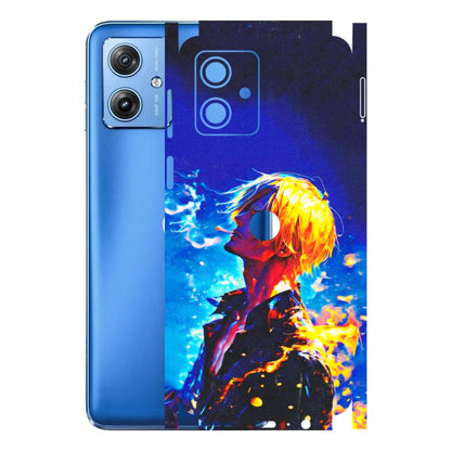 Motorola Phone Skins (All Models) - Sanji Vinsmoke One Piece - 3D Embossed Finish (L-319) Motorola G64 (5G)