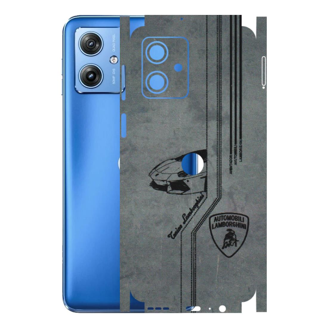 Motorola Phone Skins (All Models) - New Lamborgini Aventador - 3D Embossed Finish (L-321) Motorola G64 (5G)