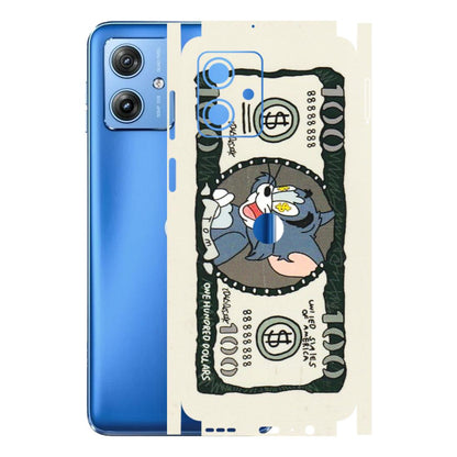 Motorola Phone Skins (All Models) - Tom Hundred Dollar - 3D Embossed Finish (L-324) Motorola G64 (5G)