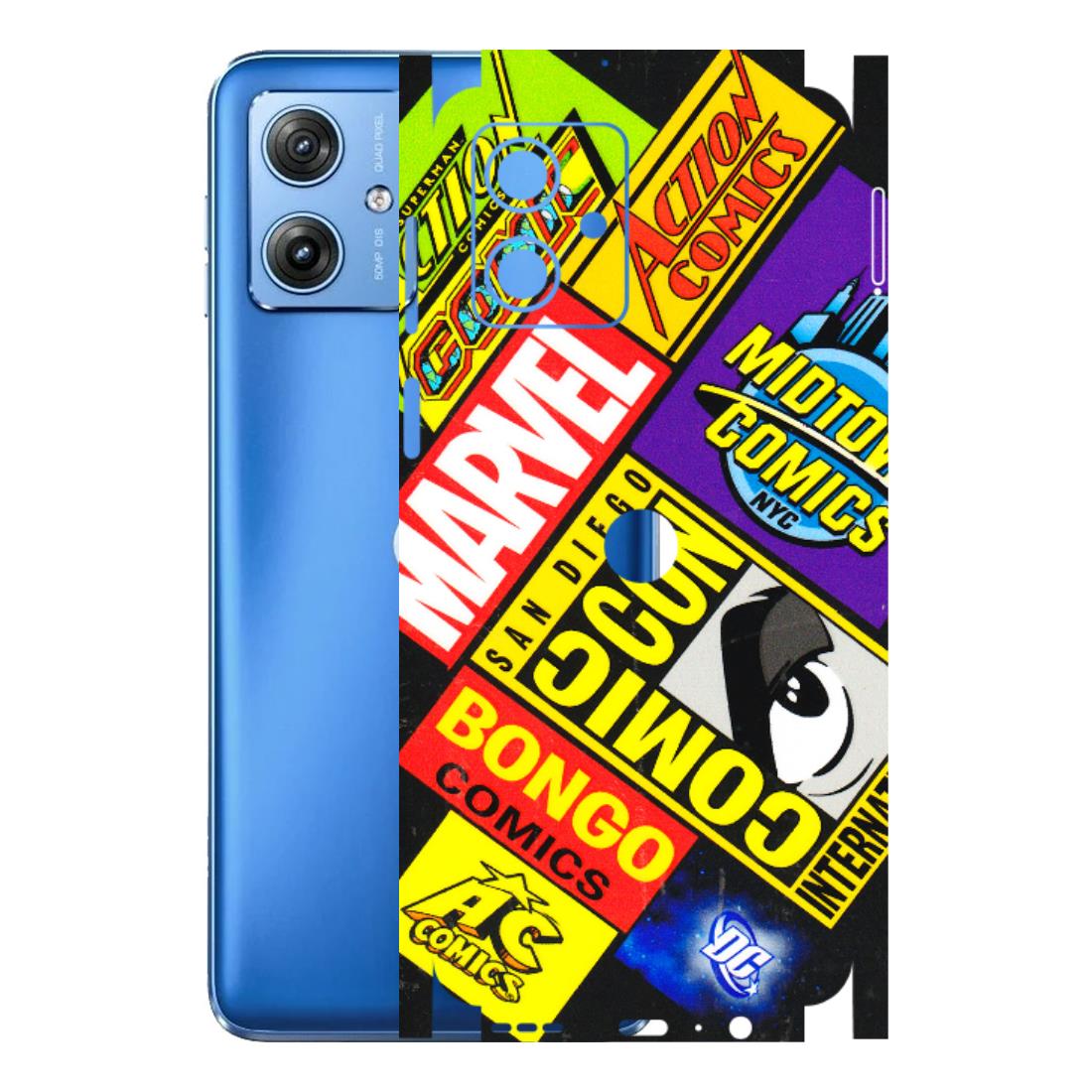 Motorola Phone Skins (All Models) - Bongo Comic Con - 3D Embossed Finish (L-325) Motorola G64 (5G)
