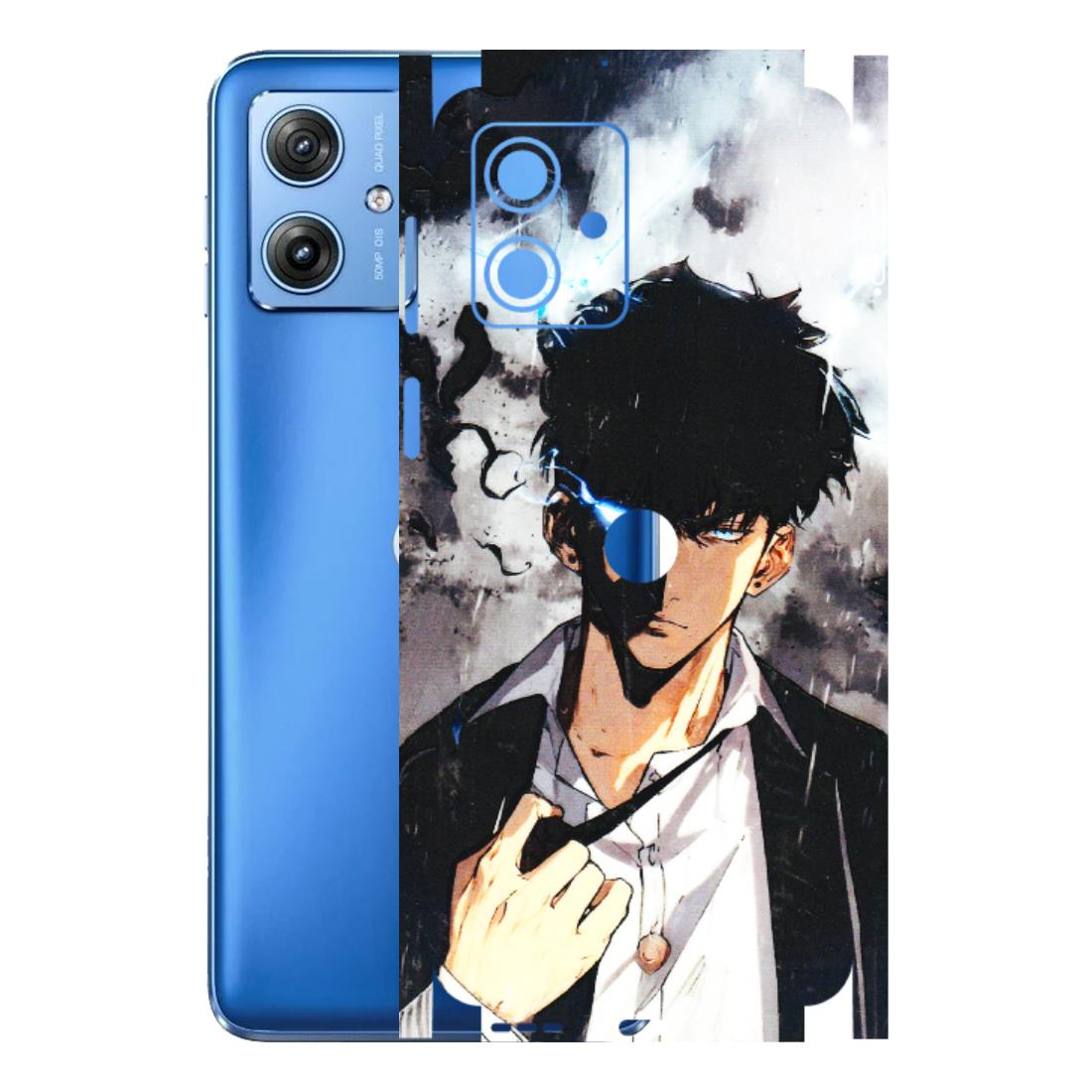 Motorola Phone Skins (All Models) - Sung Jinwoo Manhwa Anime - 3D Embossed Finish (L-328) Motorola G64 (5G)