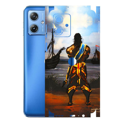 Motorola Phone Skins (All Models) - Heavenly God Figure - 3D Embossed Finish (L-34) Motorola G64 (5G)