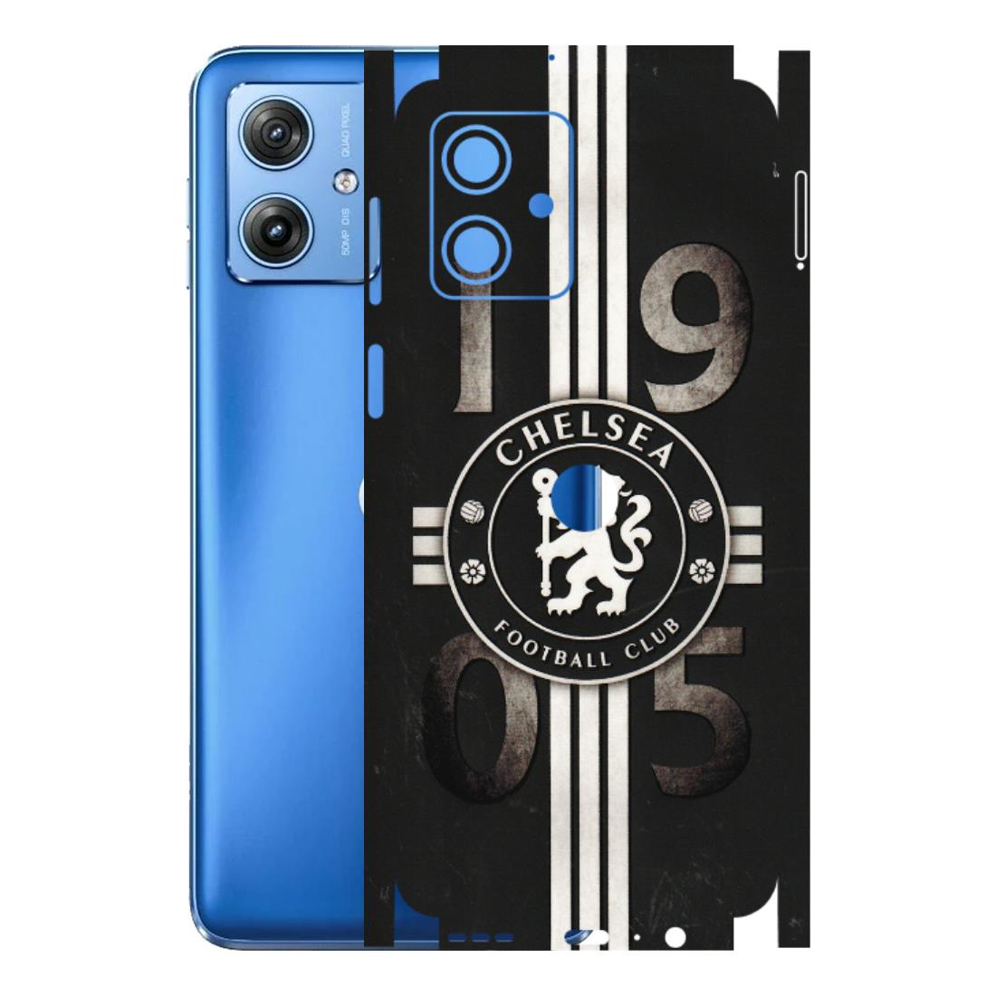 Motorola Phone Skins (All Models) - Chelsea Fan Club - 3D Embossed Finish (L-36) Motorola G64 (5G)