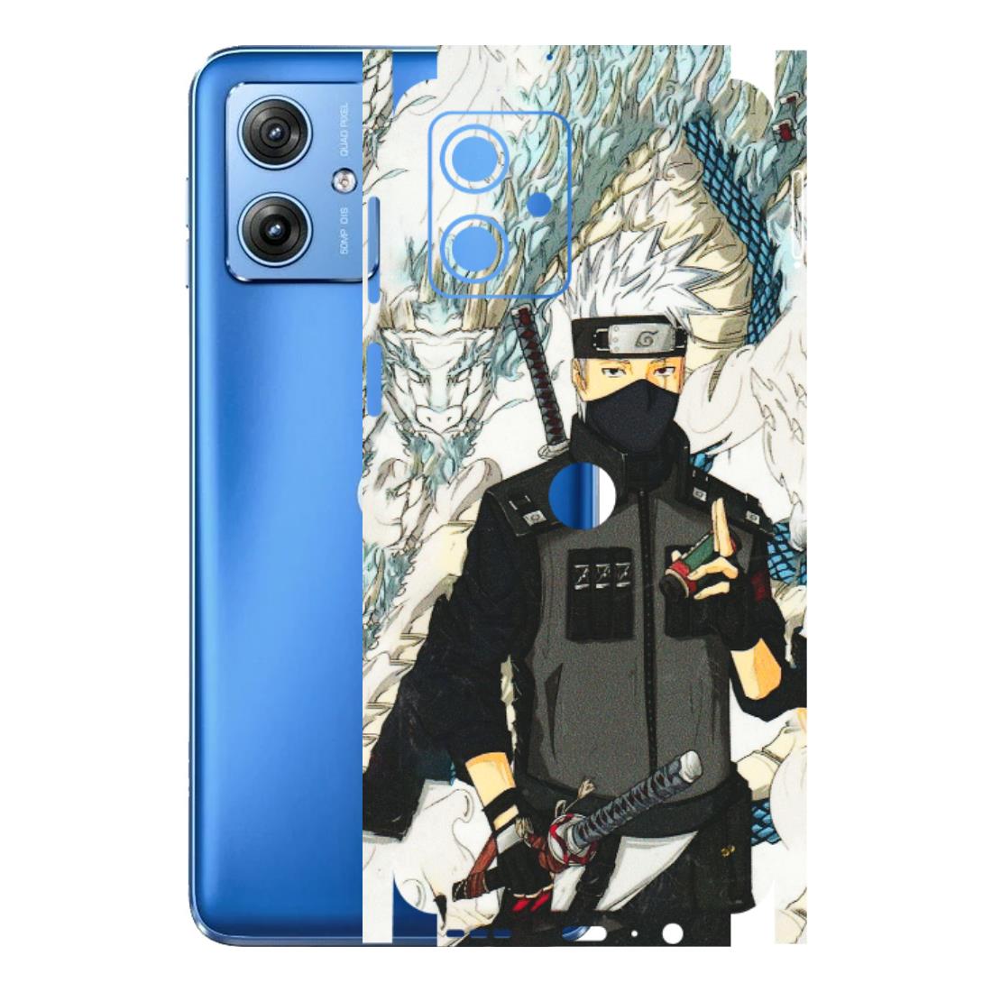 Motorola Phone Skins (All Models) - Kakashi Hatake Naruto Anime - 3D Embossed Finish (L-46) Motorola G64 (5G)