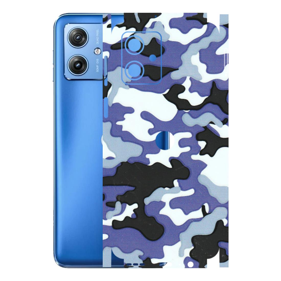 Motorola Phone Skins (All Models) - Powerfull Military Camoflauge - 3D Embossed Finish (L-49) Motorola G64 (5G)