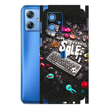 Motorola Phone Skins (All Models) - Gadgets Sale - 3D Embossed Finish (L-50) Motorola G64 (5G)