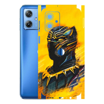 Motorola Phone Skins (All Models) - Yellow Panther - 3D Embossed Finish (L-54) Motorola G64 (5G)