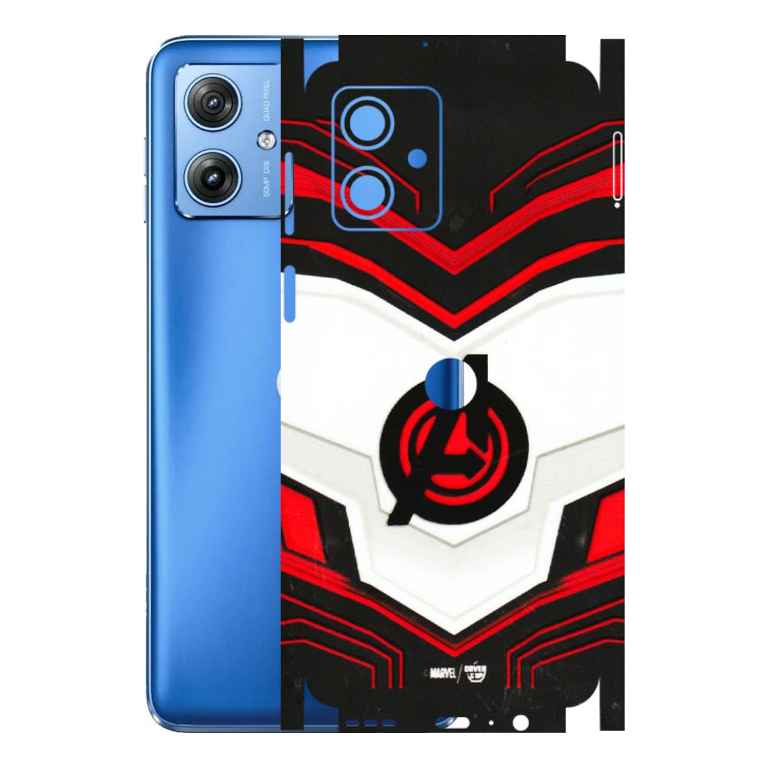 Motorola Phone Skins (All Models) - Avengers Logo - 3D Embossed Finish (L-55) Motorola G64 (5G)