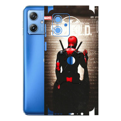 Motorola Phone Skins (All Models) - Deadpool - 3D Embossed Finish (L-56) Motorola G64 (5G)