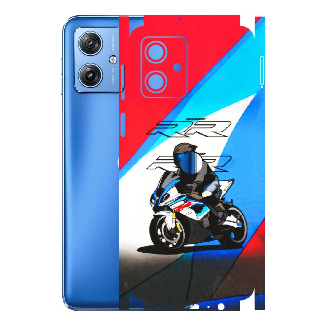 Motorola Phone Skins (All Models) - Bikers Love - 3D Embossed Finish (L-58) Motorola G64 (5G)