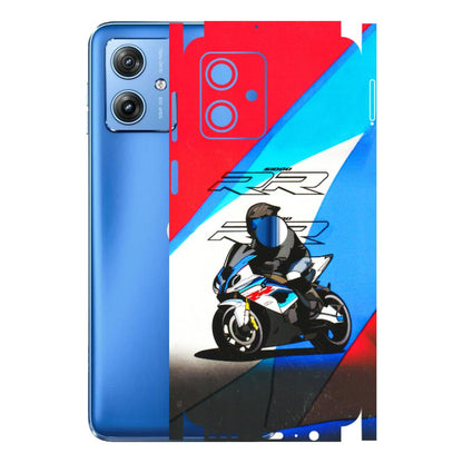 Motorola Phone Skins (All Models) - Bikers Love - 3D Embossed Finish (L-58) Motorola G64 (5G)