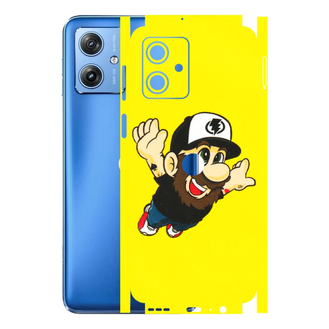 Motorola Phone Skins (All Models) - Flying Beardo - 3D Embossed Finish (L-60) Motorola G64 (5G)