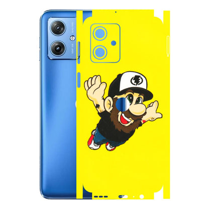 Motorola Phone Skins (All Models) - Flying Beardo - 3D Embossed Finish (L-60) Motorola G64 (5G)