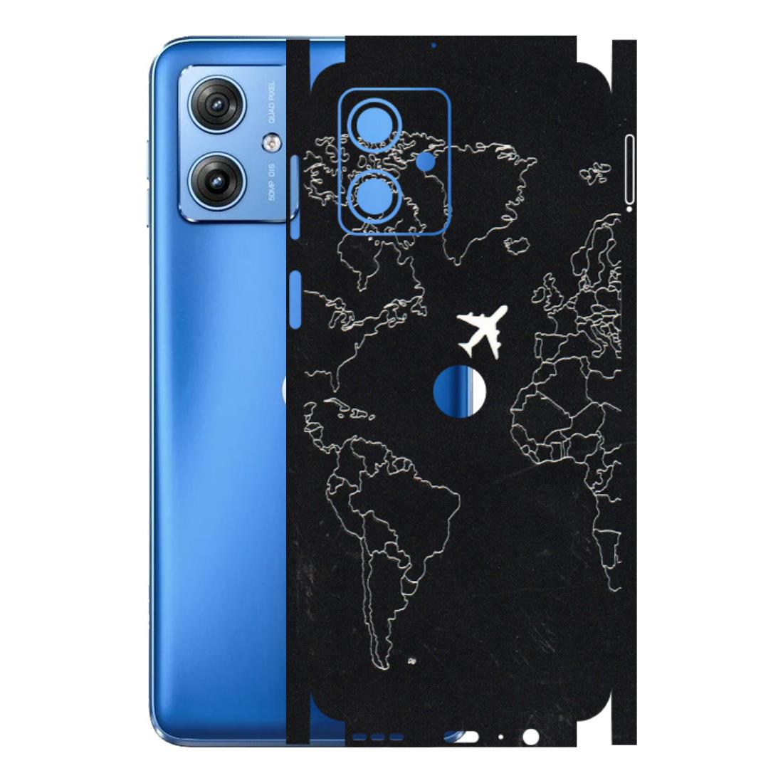 Motorola Phone Skins (All Models) - Never Ending Travel - 3D Embossed Finish (L-79) Motorola G64 (5G)