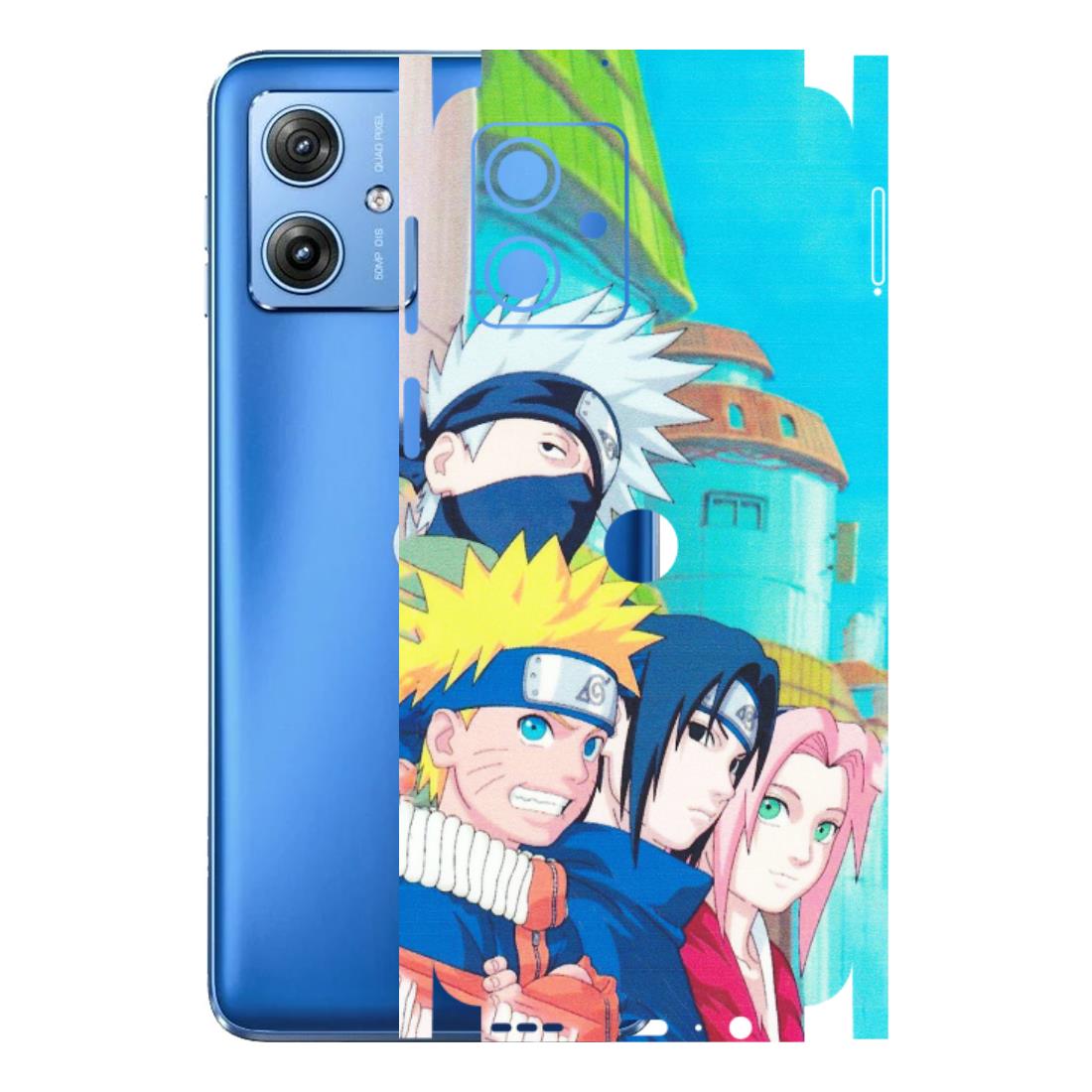 Motorola Phone Skins (All Models) - Team Minato And Kakashi - Matte Finish (M-101) Motorola G64 (5G)