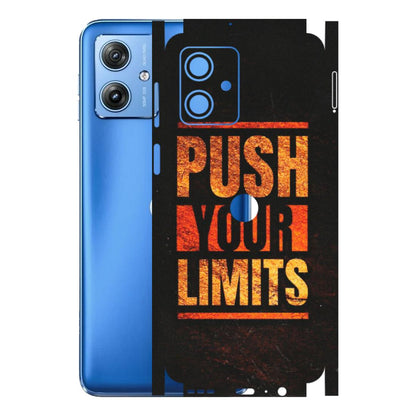 Motorola Phone Skins (All Models) - Push Your Limits - Matte Finish (M-118) Motorola G64 (5G)