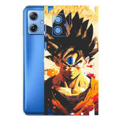 Motorola Phone Skins (All Models) - Angry Goku - Matte Finish (M-12) Motorola G64 (5G)