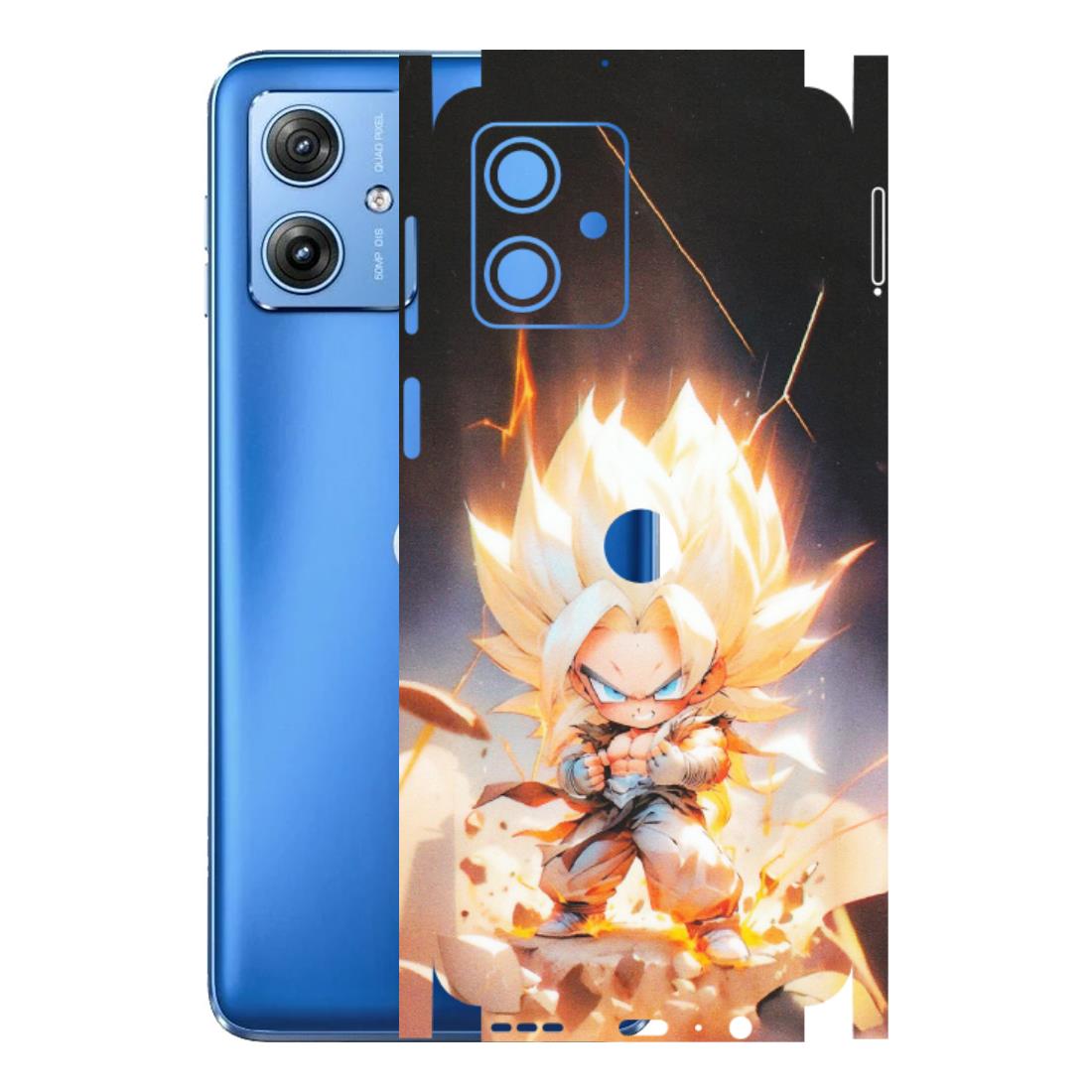 Motorola Phone Skins (All Models) - Goku Dragon Cute Anime - Matte Finish (M-131) Motorola G64 (5G)