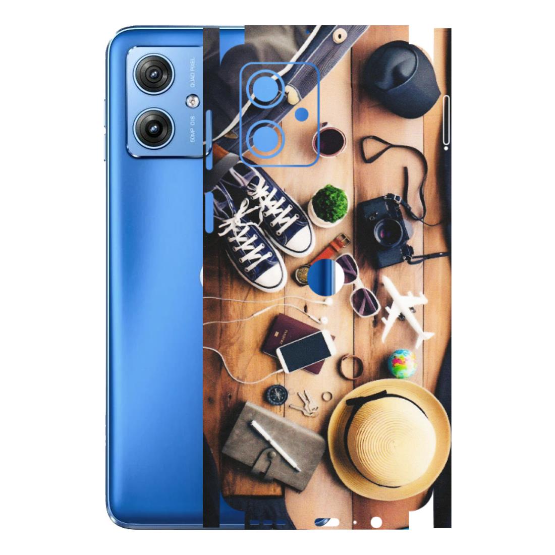 Motorola Phone Skins (All Models) - Travel Wanderlust - Matte Finish (M-133) Motorola G64 (5G)