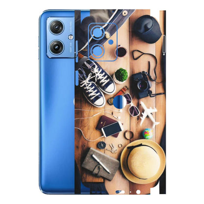 Motorola Phone Skins (All Models) - Travel Wanderlust - Matte Finish (M-133) Motorola G64 (5G)