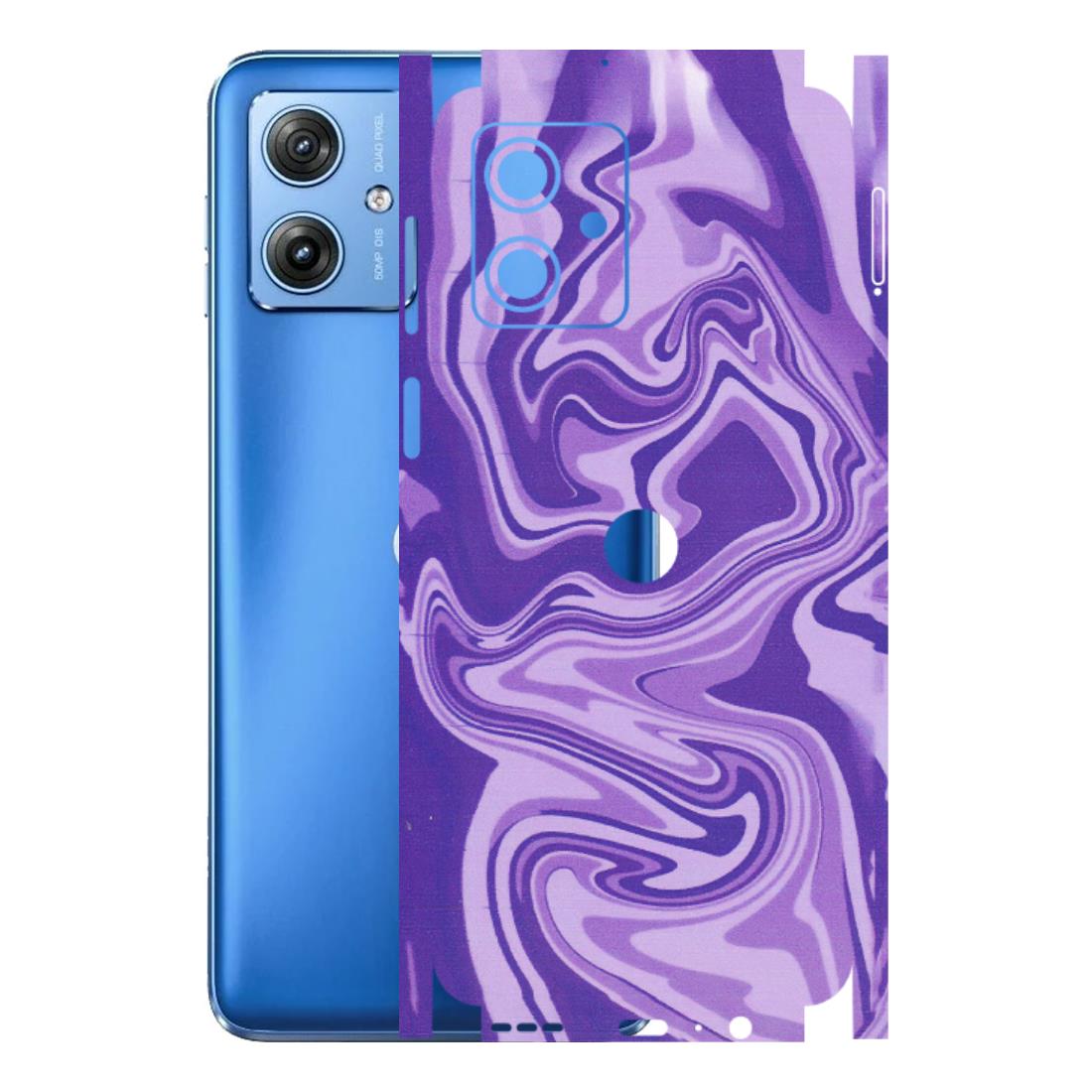 Motorola Phone Skins (All Models) - Hazy Purple Nights - Matte Finish (M-14) Motorola G64 (5G)