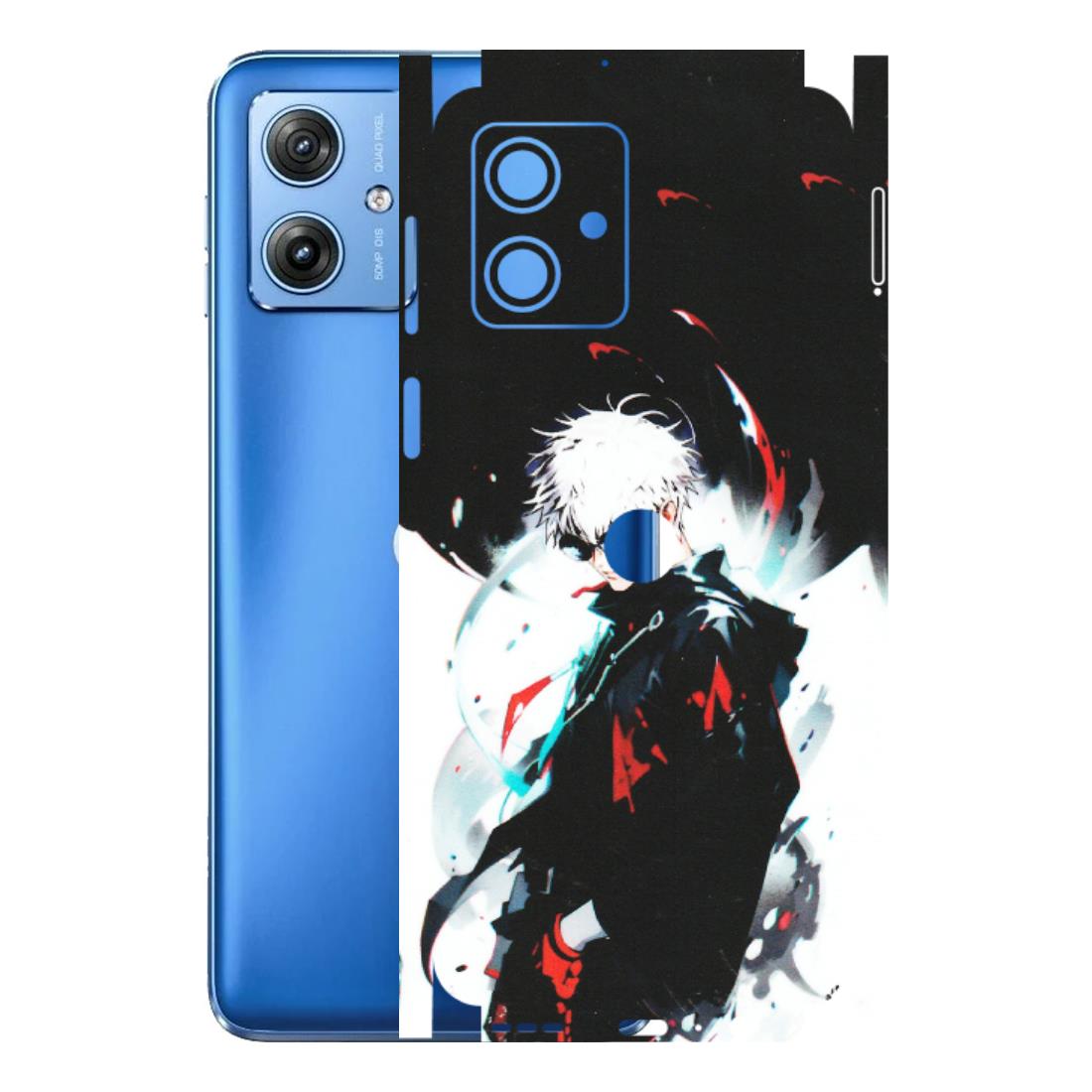 Motorola Phone Skins (All Models) - Gojo Powerful Charater Kaisen Anime - Matte Finish (M-144) Motorola G64 (5G)