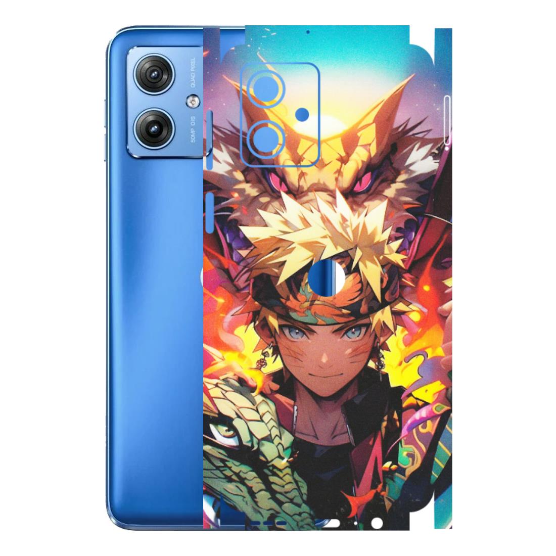 Motorola Phone Skins (All Models) - Angry Naruto Anime - Matte Finish (M-148) Motorola G64 (5G)