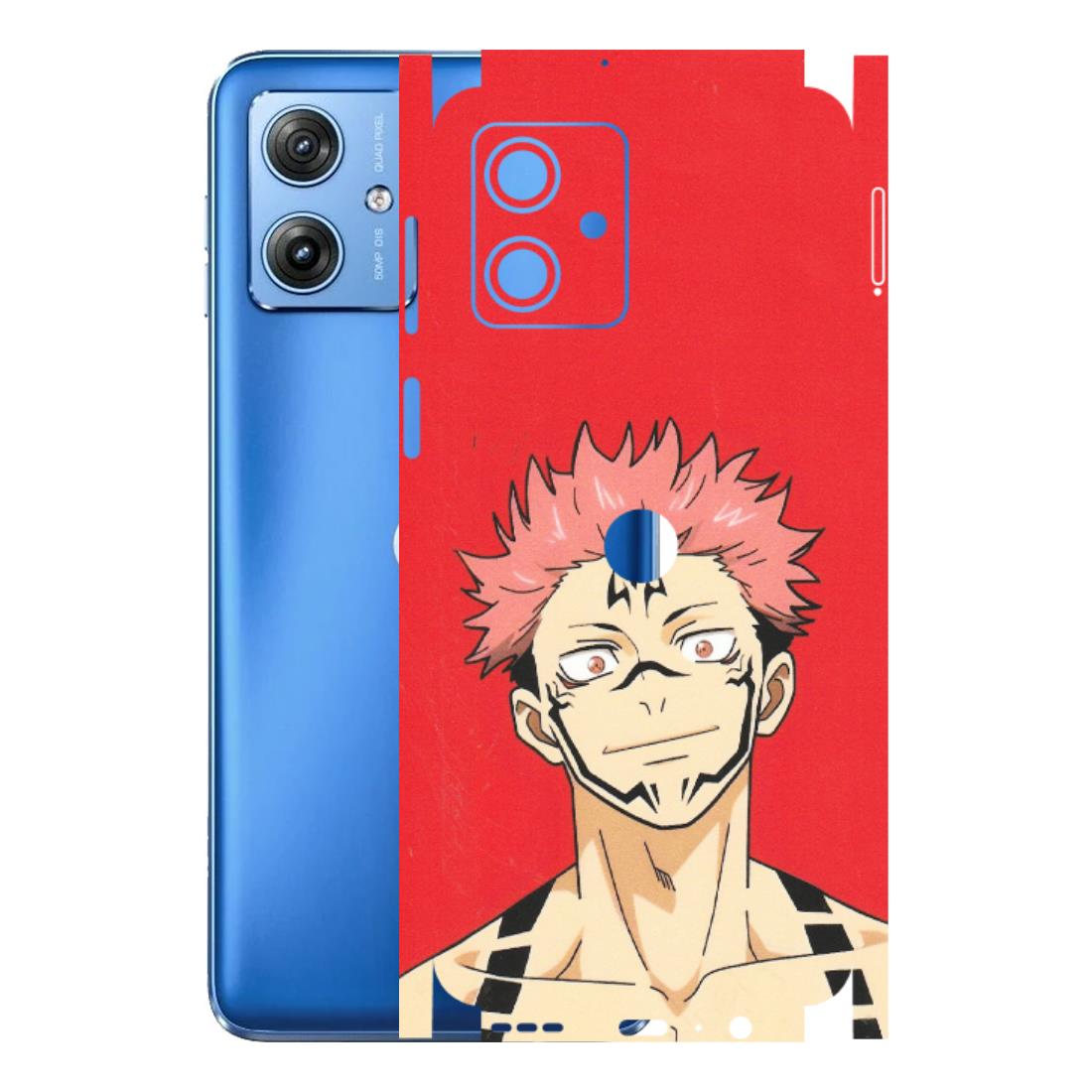 Motorola Phone Skins (All Models) - Ryomen Sukuna Fun Anime - Matte Finish (M-153) Motorola G64 (5G)