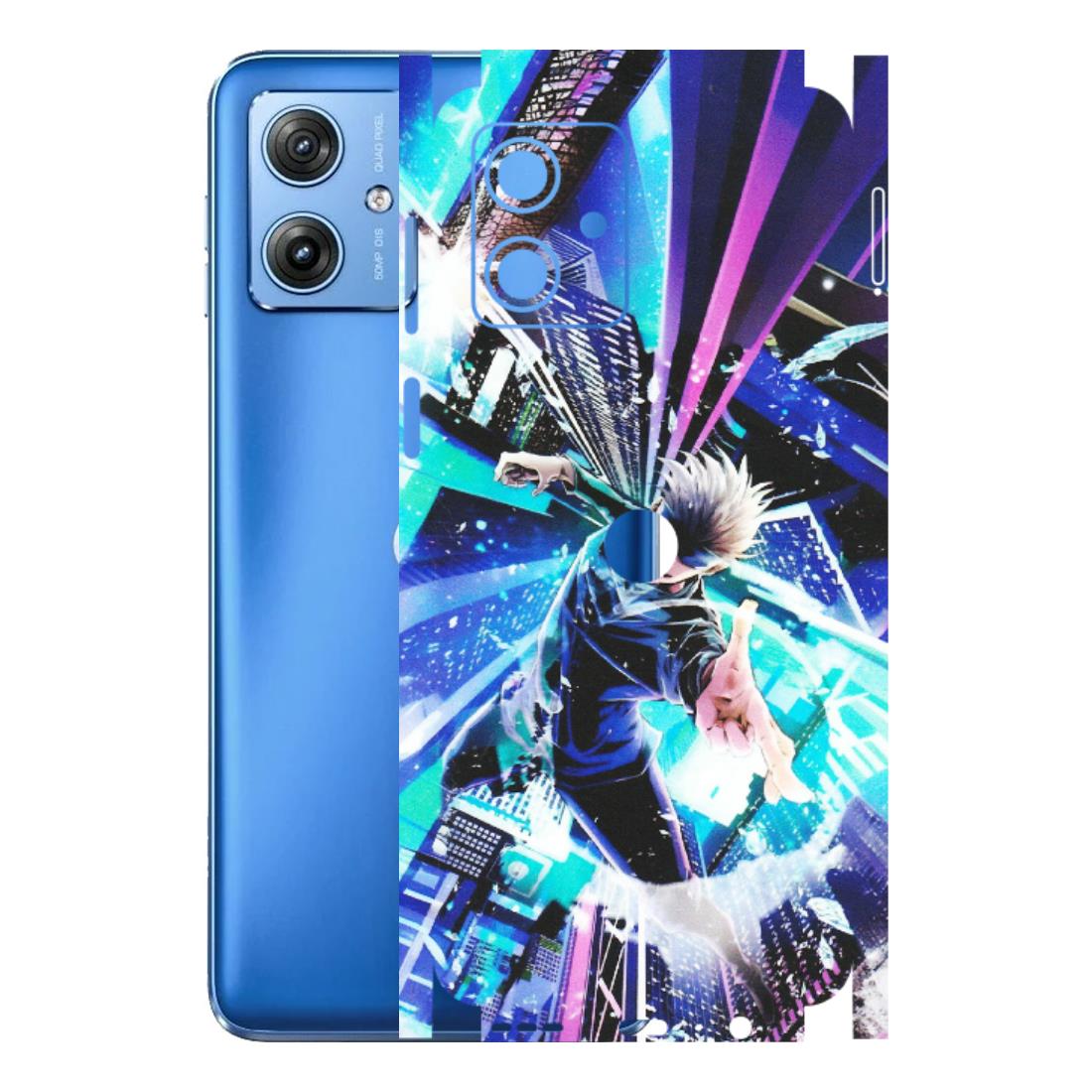 Motorola Phone Skins (All Models) - Manga Action Jujustu Kaisen Anime - Matte Finish (M-155) Motorola G64 (5G)