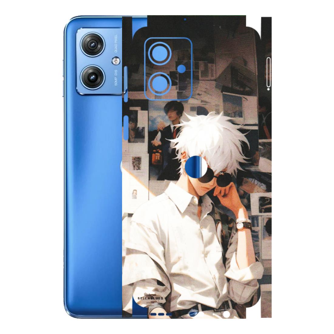 Motorola Phone Skins (All Models) - Gojo Satoru Jujustu Kaisen Anime - Matte Finish (M-156) Motorola G64 (5G)