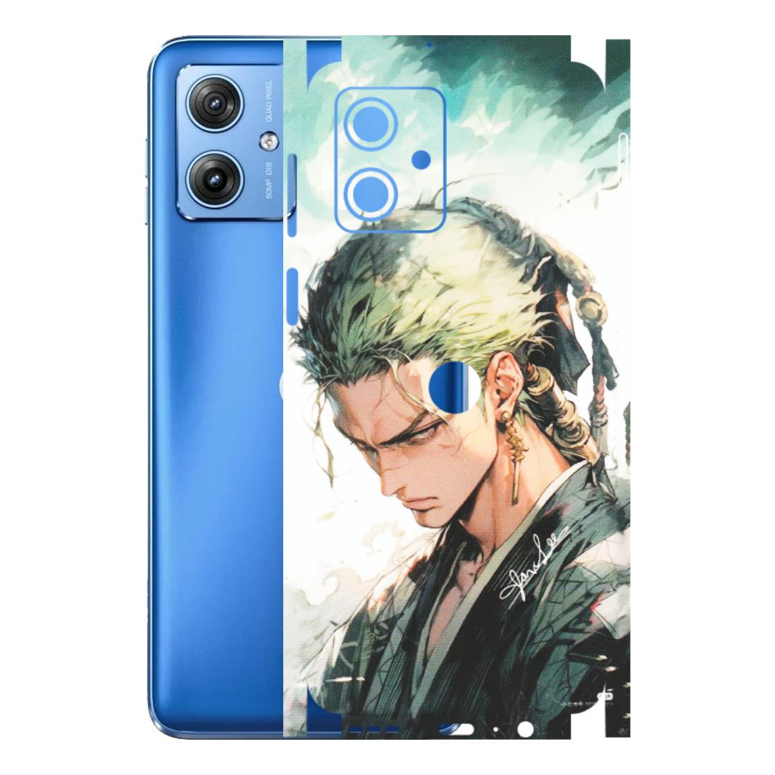 Motorola Phone Skins (All Models) - Pirate Hunter One Piece Anime - Matte Finish (M-157) Motorola G64 (5G)
