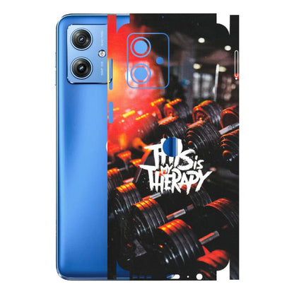 Motorola Phone Skins (All Models) - GYM Lover Therapy - Matte Finish (M-160) Motorola G64 (5G)