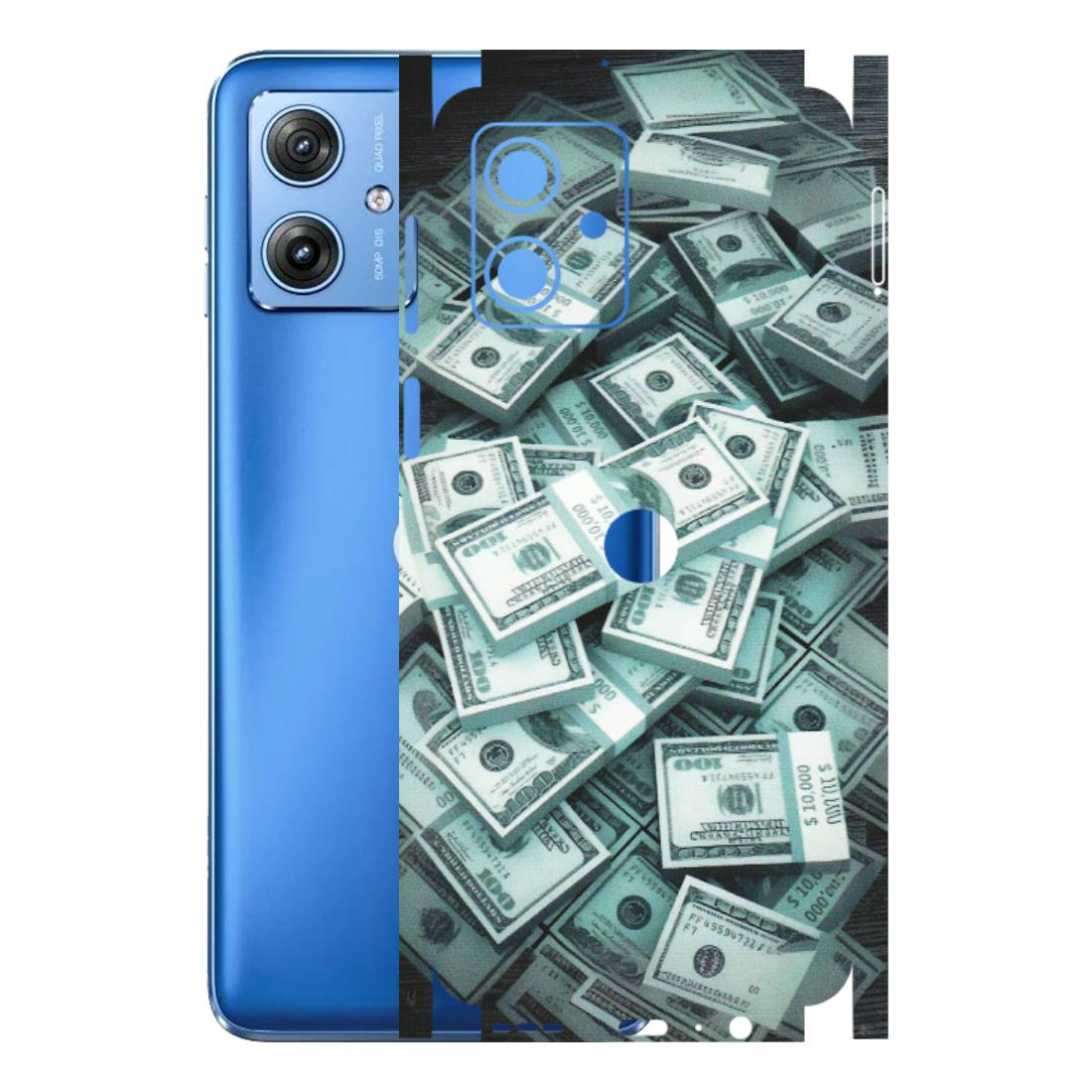 Motorola Phone Skins (All Models) - Hundred Dollar Bill - Matte Finish (M-162) Motorola G64 (5G)