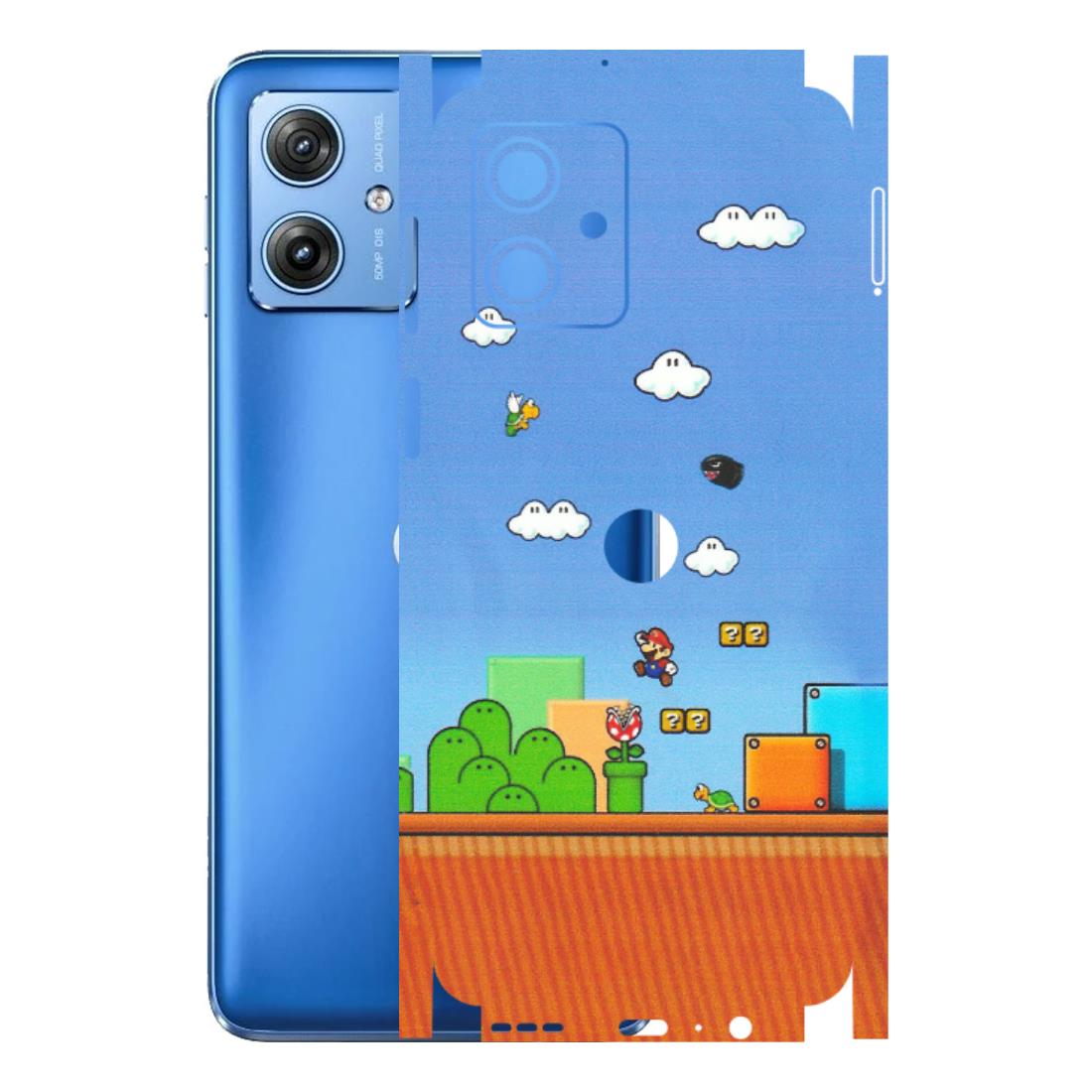 Motorola Phone Skins (All Models) - Mario Game Scene - Matte Finish (M-24) Motorola G64 (5G)