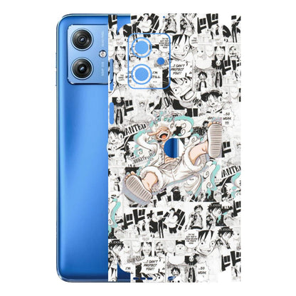 Motorola Phone Skins (All Models) - Hi Hello Doodles - Matte Finish (M-25) Motorola G64 (5G)
