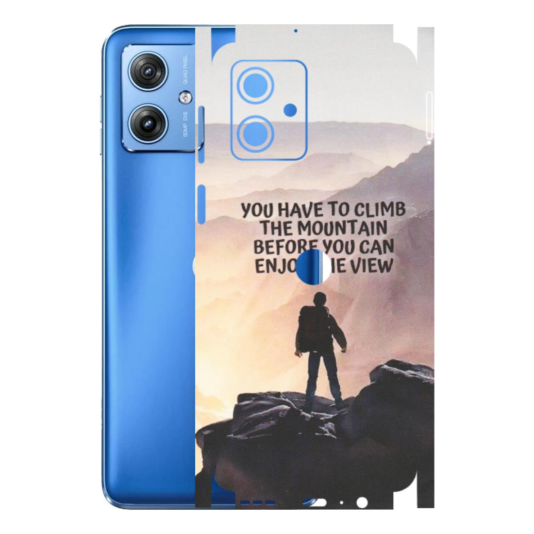 Motorola Phone Skins (All Models) - Motivational Hiking Mountain - Matte Finish (M-28) Motorola G64 (5G)