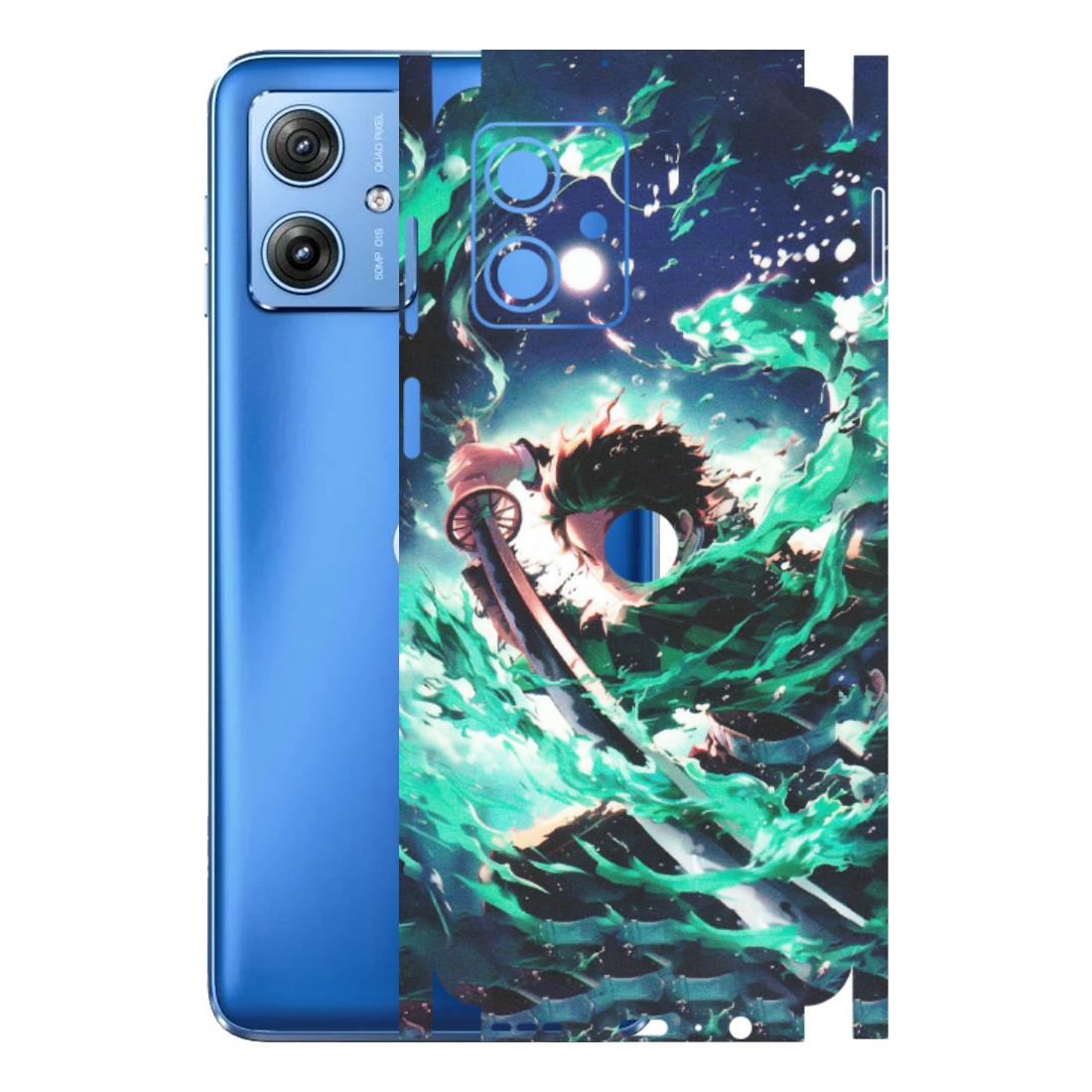 Motorola Phone Skins (All Models) - Sword Fighter Anime - Matte Finish (M-29) Motorola G64 (5G)