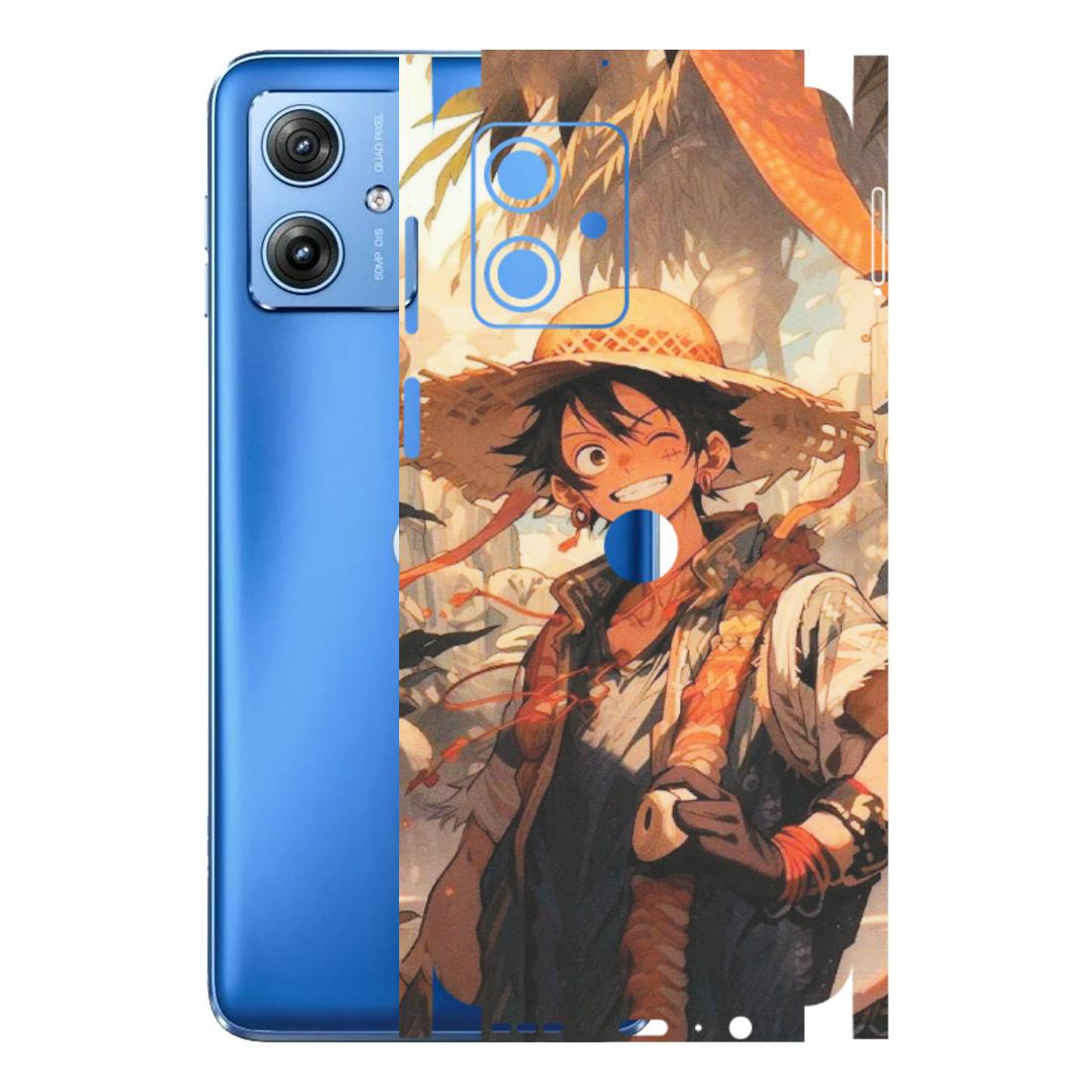 Motorola Phone Skins (All Models) - Anime Character Smile - Matte Finish (M-33) Motorola G64 (5G)