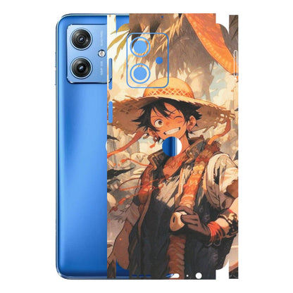 Motorola Phone Skins (All Models) - Anime Character Smile - Matte Finish (M-33) Motorola G64 (5G)
