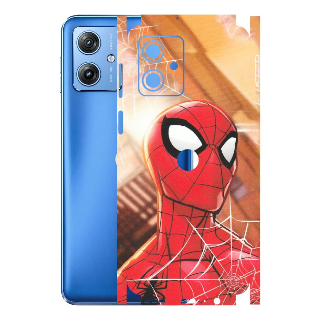 Motorola Phone Skins (All Models) - Spiderman Face New - Matte Finish (M-41) Motorola G64 (5G)