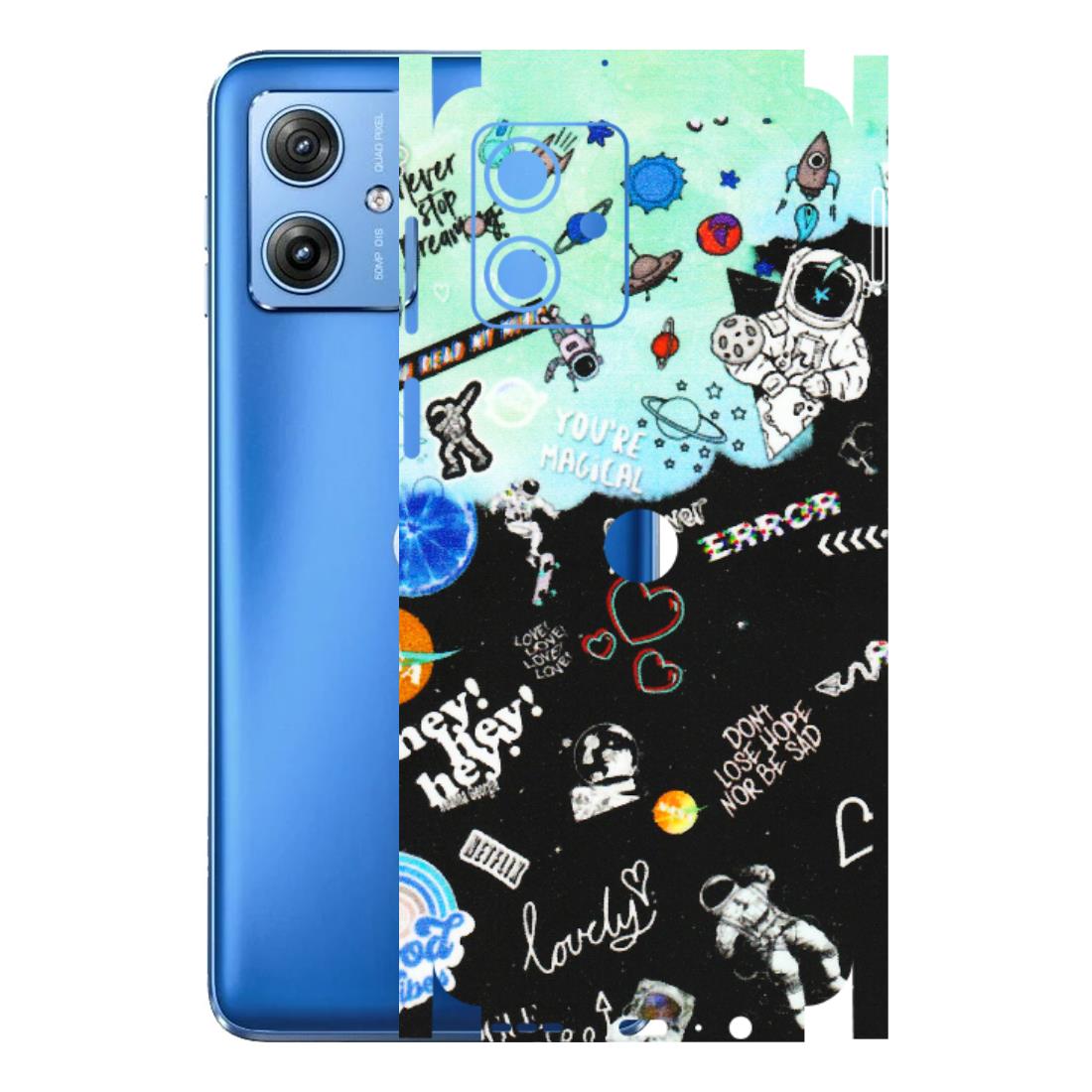 Motorola Phone Skins (All Models) - Living In A Space Dream - Matte Finish (M-46) Motorola G64 (5G)