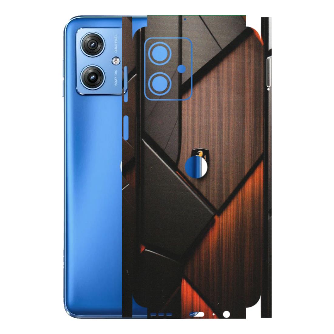 Motorola Phone Skins (All Models) - Lambo Beauty Wood Pattern Sober - Matte Finish (M-51) Motorola G64 (5G)