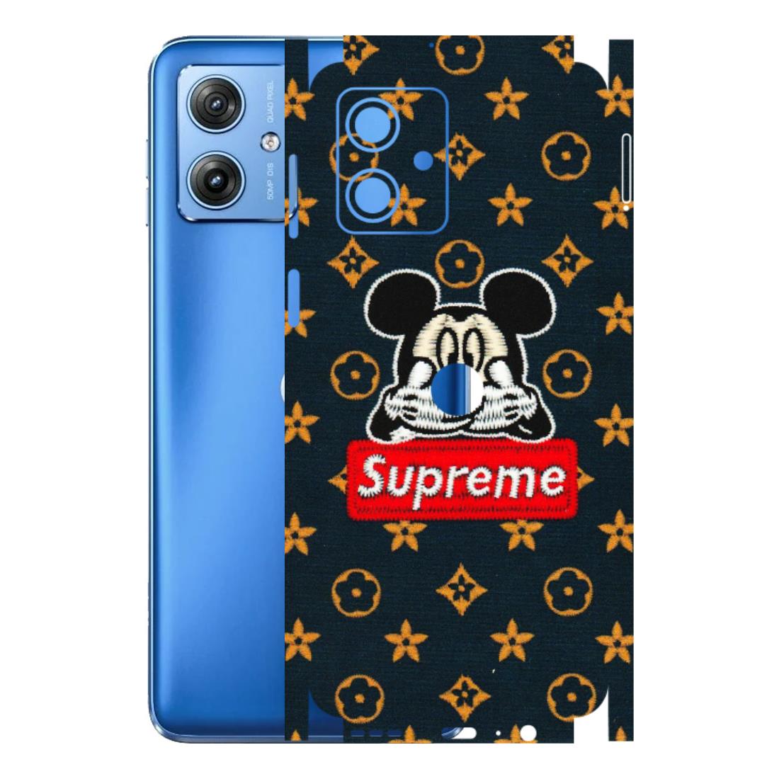 Motorola Phone Skins (All Models) - Mickey Supreme - Matte Finish (M-83) Motorola G64 (5G)