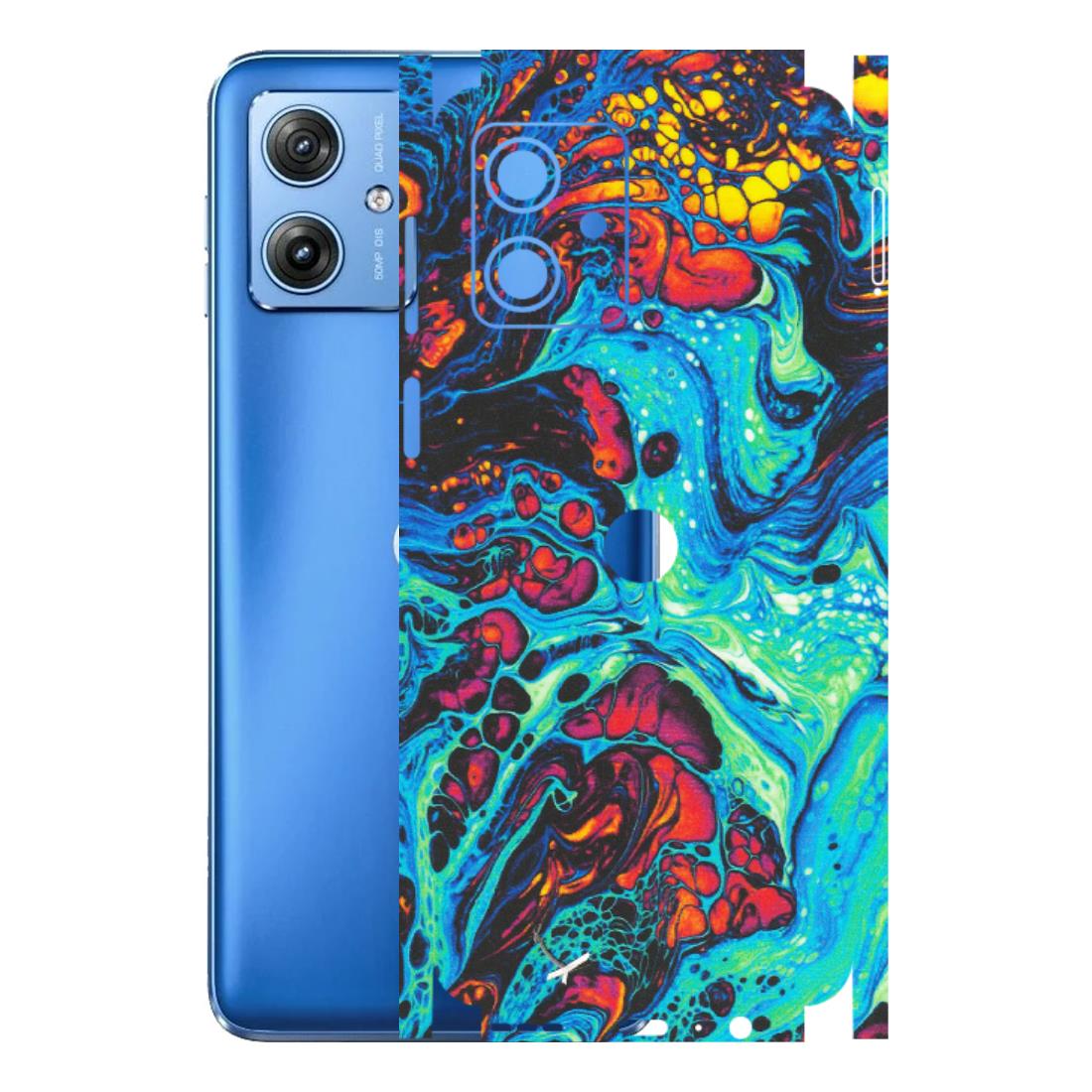 Motorola Phone Skins (All Models) - Majestic Galactic Marbel - Matte Finish (M-85) Motorola G64 (5G)