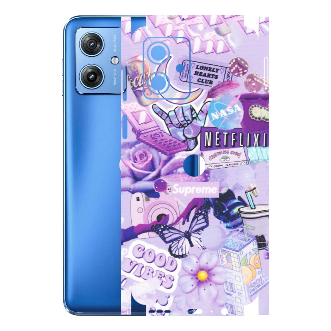 Motorola Phone Skins (All Models) - Supreme Purple Magic - Matte Finish (M-88) Motorola G64 (5G)