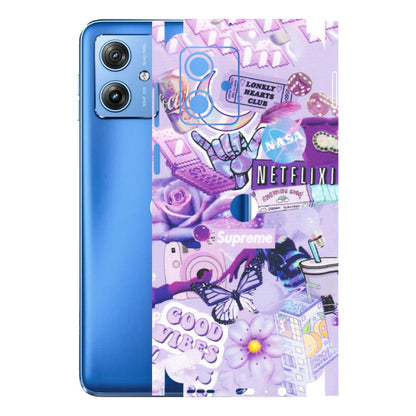 Motorola Phone Skins (All Models) - Supreme Purple Magic - Matte Finish (M-88) Motorola G64 (5G)