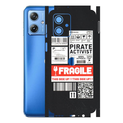 Motorola Phone Skins (All Models) - Handle With Care - Matte Finish (M-99) Motorola G64 (5G)