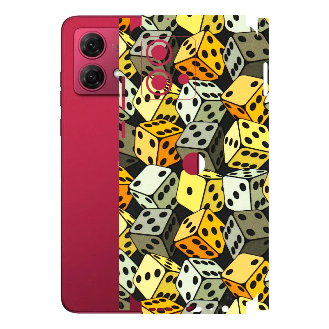 Motorola Phone Skins (All Models) - Dices Of Life - 3D Embossed Finish (L-04) Motorola G84 (5G)