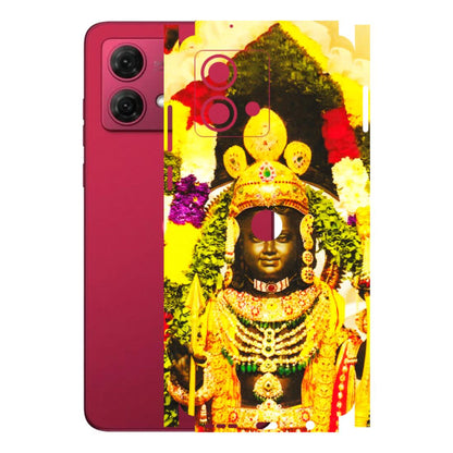 Motorola Phone Skins (All Models) - Ram Lalla Ayodhya - 3D Embossed Finish (L-103) Motorola G84 (5G)